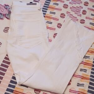 Citizens Of Humanity Drew Fray White Jeans Size 26